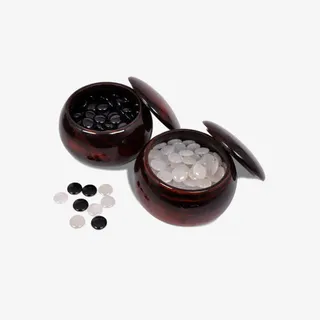 御雅实木围棋棋罐免抠