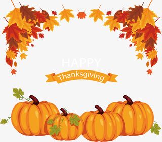 金色丰收的南瓜免抠手绘/卡通卡通元素