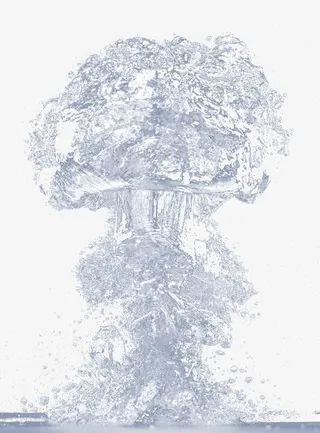 蘑菇云效果水花免抠