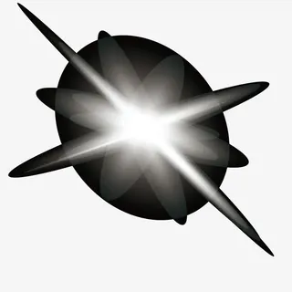 矢量素材图案白光光晕 阳光免抠