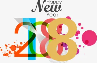 创意彩色时尚字体设计免抠