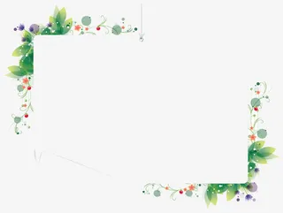 创意文字框架png素材免抠