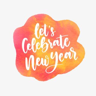 卡通红黄色渐变矢量图免抠