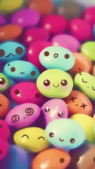 可爱糖果背景素材