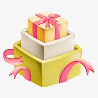 卡通礼盒免抠