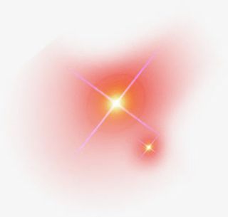 创意合成效果红色的光效免抠