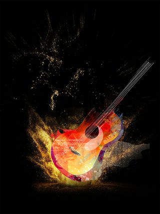 疯狂电音之夜海报背景素材高清