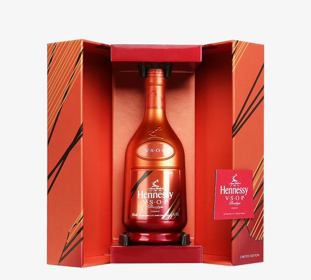 红色盒子内的洋酒免抠