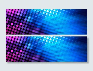 梦幻炫彩几何背景高清