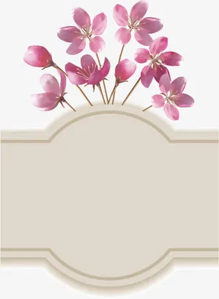 矢量邀请卡装饰免抠