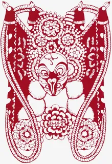 孙悟空剪纸免抠