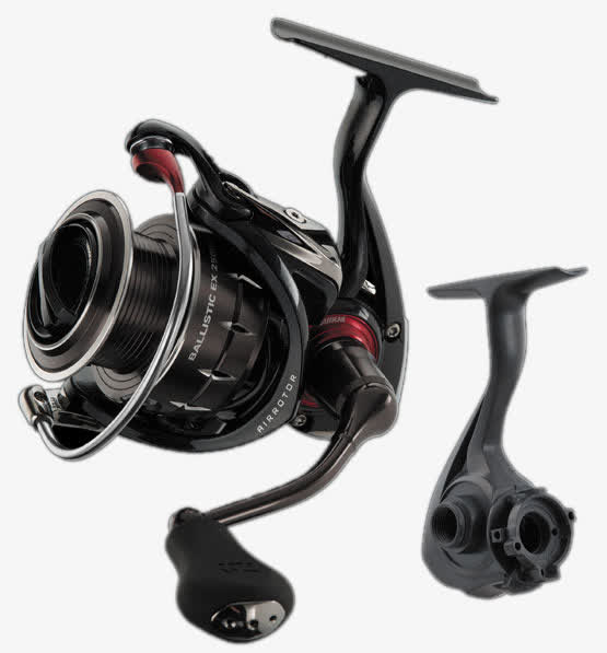 产品实物黑色全金属渔具转轴免抠