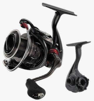 产品实物黑色全金属渔具转轴免抠