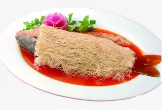 软溜黄河鲤鱼焙面免抠