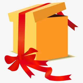 卡通文艺精美礼盒设计包装设计免抠