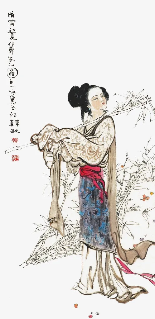 黛玉葬花免抠