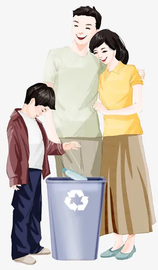 保护环境教育免抠