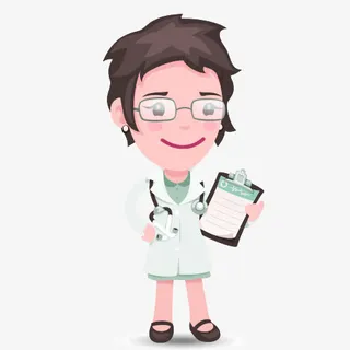 卡通医护人员免抠