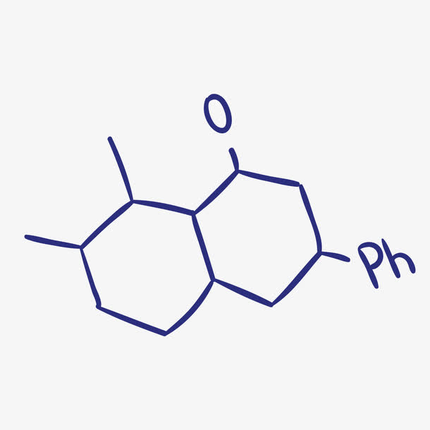 生物反应碳环图标图片免抠