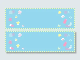 卡通小清新背景banner装饰高清