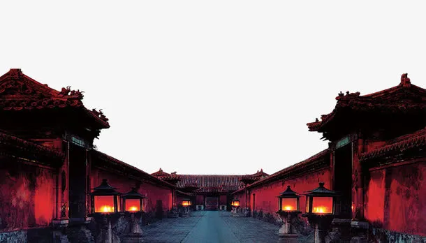 深夜的故宫免抠素材免抠