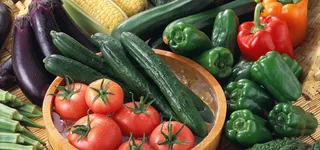 清新文艺蔬菜瓜果美食淘宝背景高清