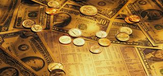 金币金钱金融背景高清