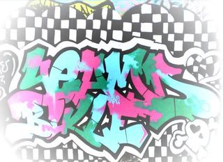 涂鸦文字背景图案