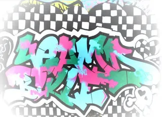 涂鸦文字背景图案