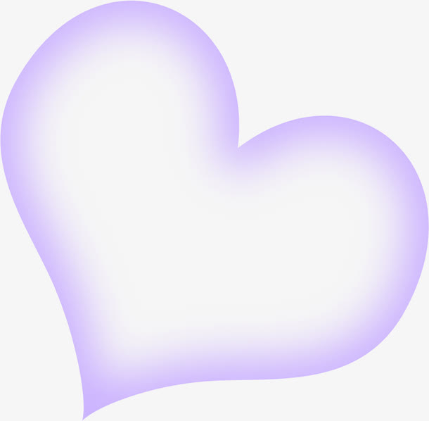 灰色半透明婚礼爱心免抠