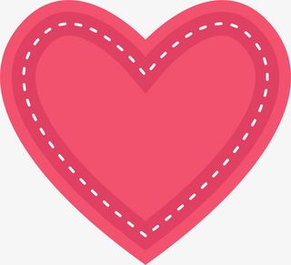 情人节红色爱心卡片免抠