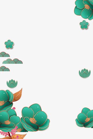 3D微立体装饰边框设计免抠