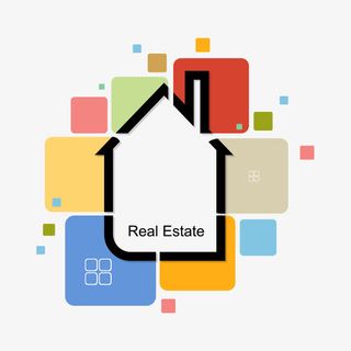 彩绘卡通房屋矢量素材,免抠