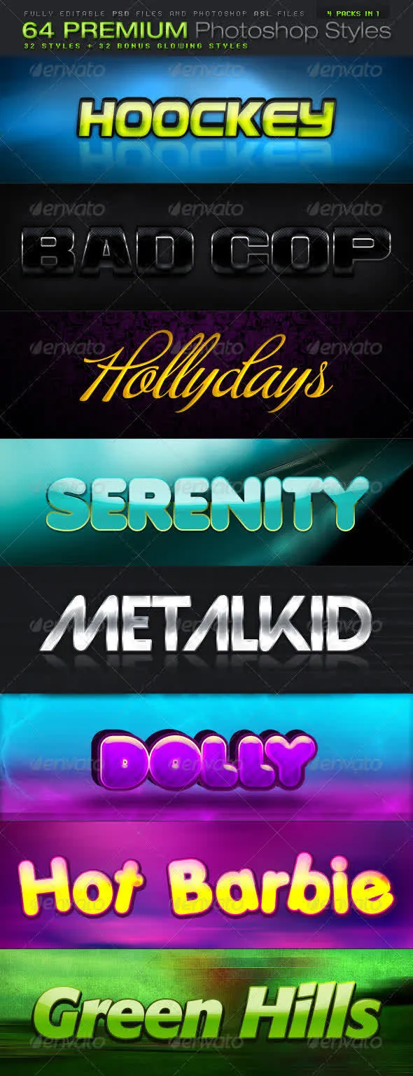 英文荧光字体拼接免抠