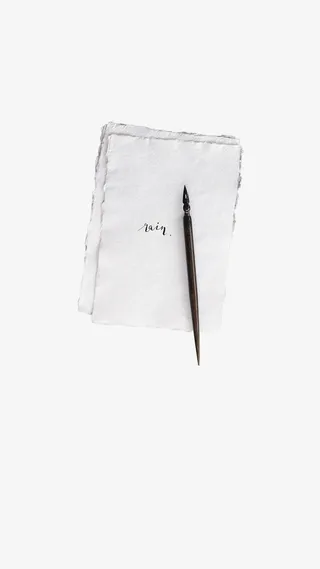 笔和纸 书本免抠