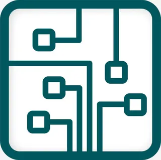 电路图元素标识logo设计免抠