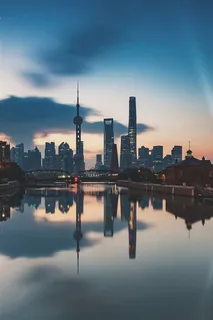 上海浦东黄昏夜色免抠 上海浦东黄昏夜色免抠
