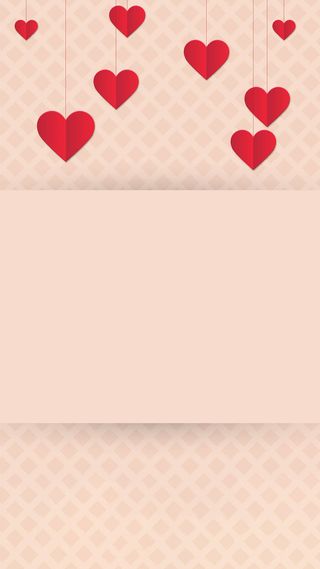 粉色爱心H5背景高清