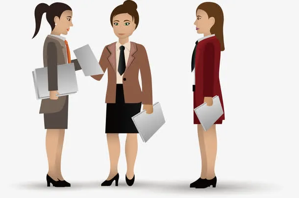 矢量商务人物免抠