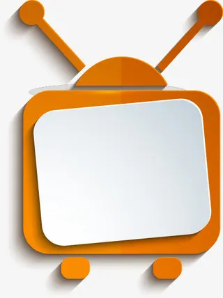 PPT元素 电视机免抠