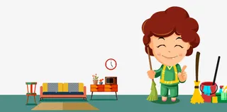 家政保洁素材免抠