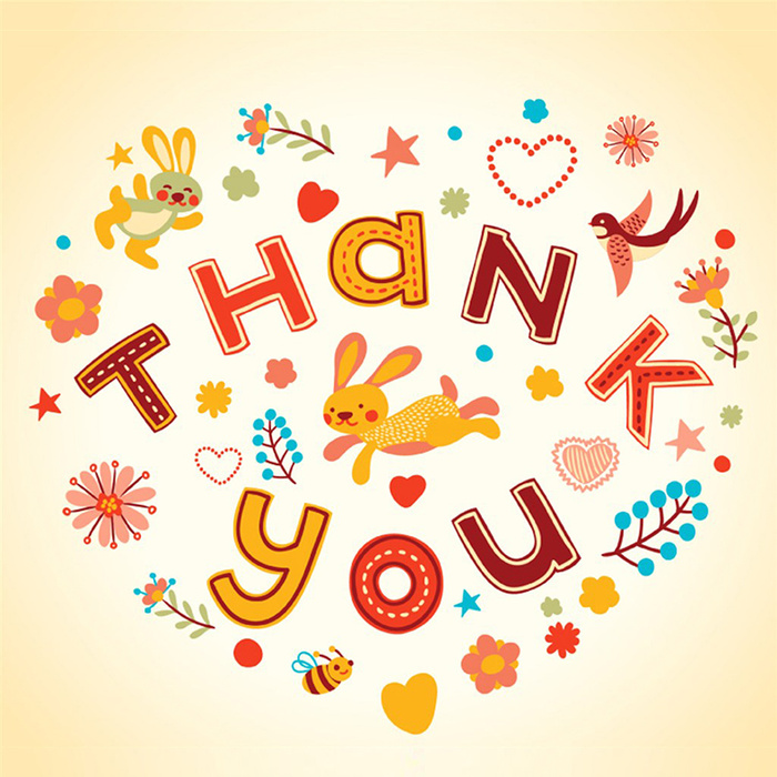 感恩节卡通动物米色渐变淘宝主图高清