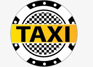 出租车圆形标签免抠