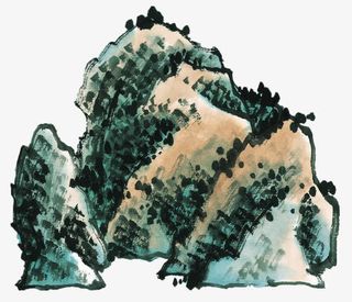 中国风山脉免抠