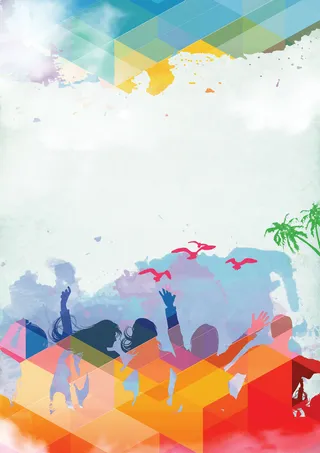 炫彩斑斓的青春年少高清