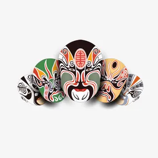 中国风脸谱免抠