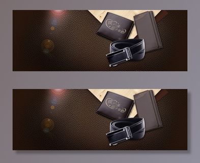 淘宝男装皮甲高贵皮质banner高清