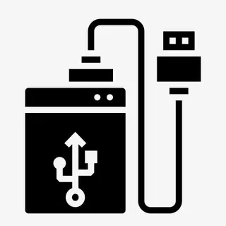 驱动外部硬盘记忆空间存储USB免抠