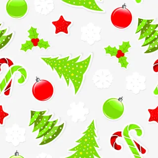 圣诞元素底纹免抠