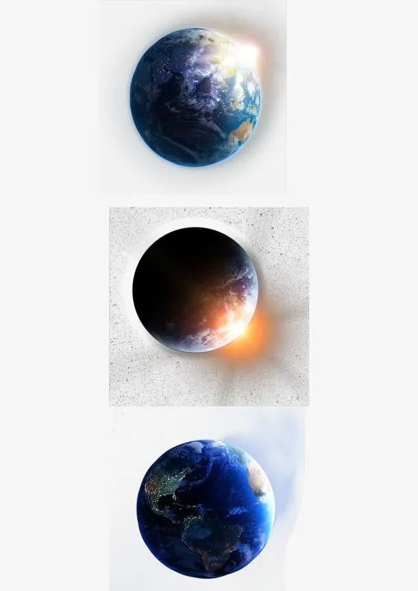 蓝色地球免抠
